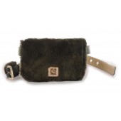 Nutria Waist Bag with Leather Belt 