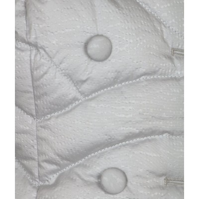 Down Jacket with Detachable Rex Rabbit Collar