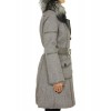 Coat with Detachable Silver Fox on the Collar