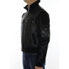 LeatherMale Jacket with Silver Fox Trimming & Detachable  Hood and Detachable Calf Sleeves. 