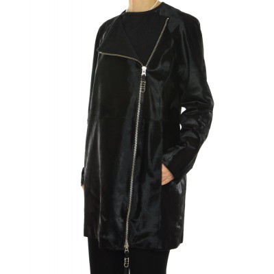 Calf Jacket Combined with Wool & Cashmere