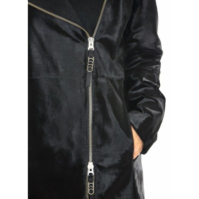 Calf Jacket Combined with Wool & Cashmere