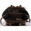 American Raccoon Fur Tote Bag with Leather (Vicky)