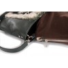 Rex Rabbit  Fur Tote Bag with Leather (Vicky)