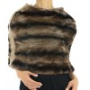Rex Rabbit Cape with Cashmere - Wool Knitted