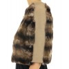 Rex Rabbit Cape with Cashmere - Wool Knitted