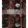 Mink Fur Pieces Coat In Purple Snowtop Color