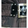 Coat with Detachable Silver Fox on the Hood & Cuffs
