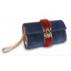 Mink Clutch Bag With Real Leather