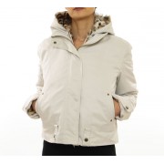 Jacket with Detachable & Reversible Inner Kid Lamb Jacket with Hood