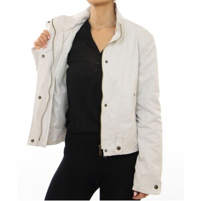 Jacket with Detachable & Reversible Inner Kid Lamb Jacket with Hood