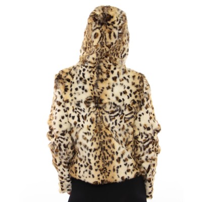 Jacket with Detachable & Reversible Inner Kid Lamb Jacket with Hood