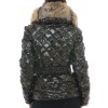 Down Jacket With Detachable Silver Fox on the Collar 