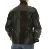 Calf Male Jacket Combined With Skiver Leather
