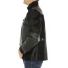 Calf Male Jacket Combined With Skiver Leather
