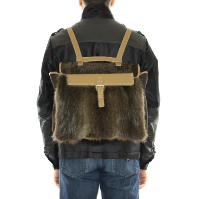 Calf Male Jacket Combined With Skiver Leather