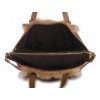 American Raccoon Fur Tote Bag with Leather (Vicky)