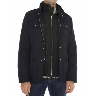 Polyester Jacket with Detachable Rex Rabbit Inner Jacket. 2 Pieces     