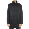 Polyester Coat with Detachable Mink Collar and Detachable Rex Rabbit Full Skin Lining