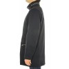Polyester Coat with Detachable Mink Collar and Detachable Rex Rabbit Full Skin Lining